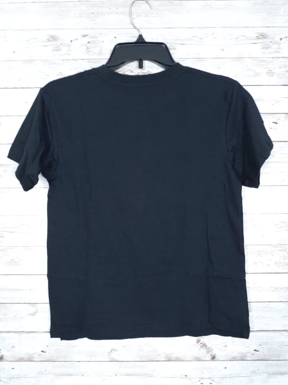 Halloween Youth T Shirt Kids Tee Skeleton Peace Sign Creep It Real Black 973A - Picture 2 of 3